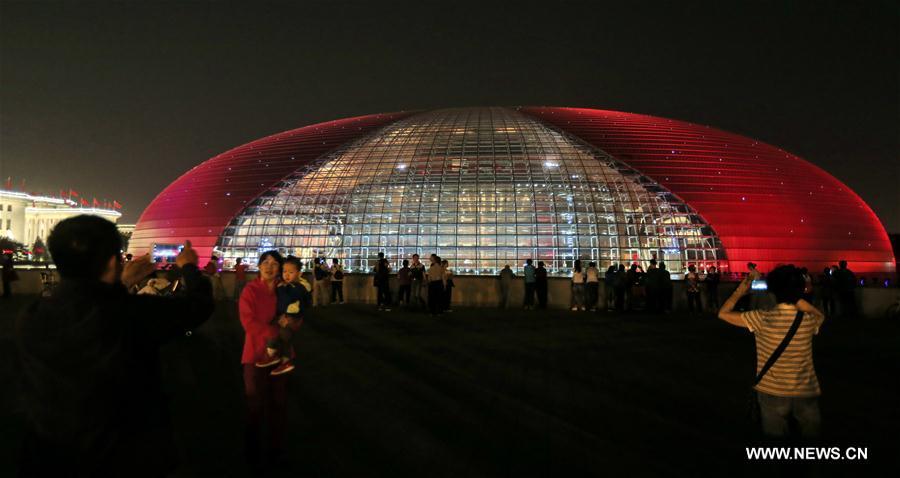 CHINA-BEIJING-NCPA-NIGHT SCENE (CN)