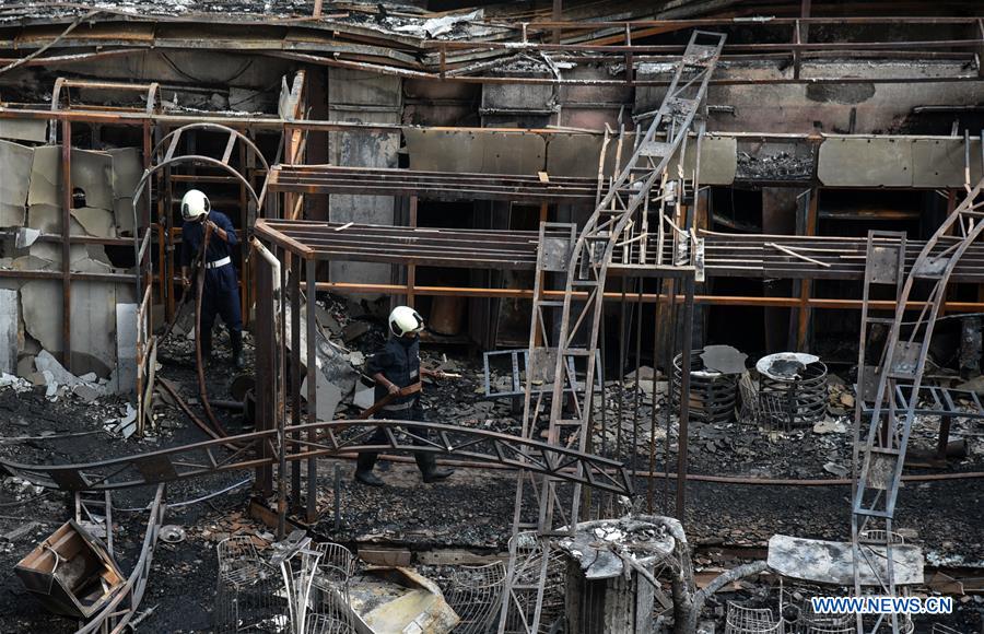 INDIA-MUMBAI-FIRE INCIDENT-BURNED BUILDING