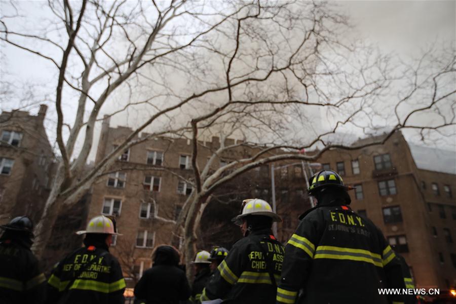 U.S.-NEW YORK-MANHATTAN APARTMENT-FIRE