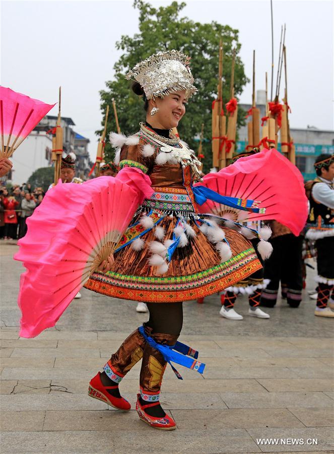 #CHINA-GUANGXI-RONGSHUI-MIAO ETHNIC GROUP-NEW YEAR (CN)