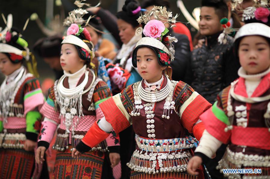 # CHINA-GUIZHOU-MIAO ETHNIC GROUP-CELEBRATION-SPRING(CN)