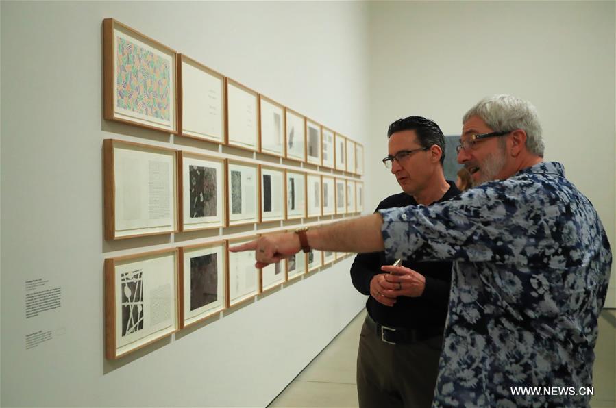 U.S.-LOS ANGELES-JASPER JOHNS-EXHIBITION-PREVIEW