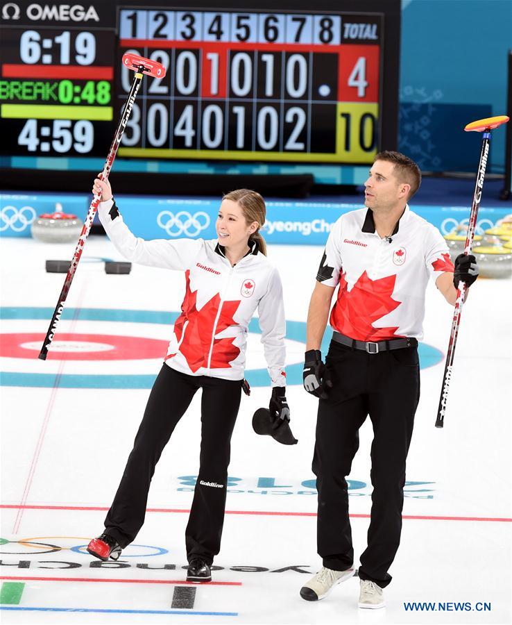 (SP)OLY-SOUTH KOREA-PYEONGCHANG-CURLING-MIXED DOUBLES-CHINA VS CANADA