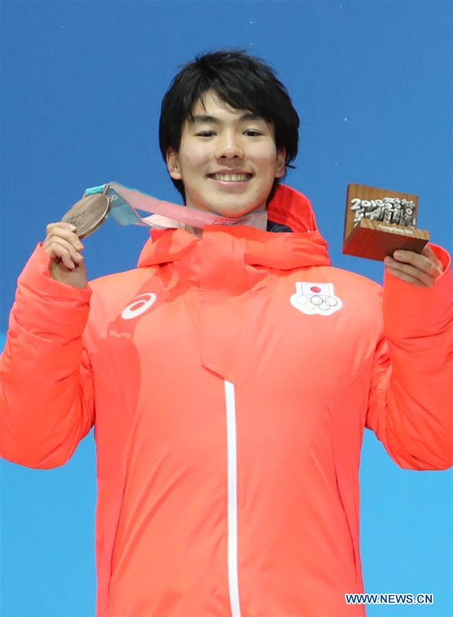 (SP)OLY-SOUTH KOREA-PYEONGCHANG-FREESYTLE SKIING-MEN'S MOGULS-MEDAL CEREMONY