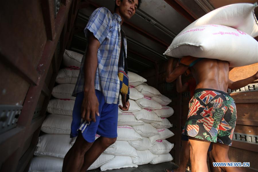 MYANMAR-YANGON-RICE EXPORTING