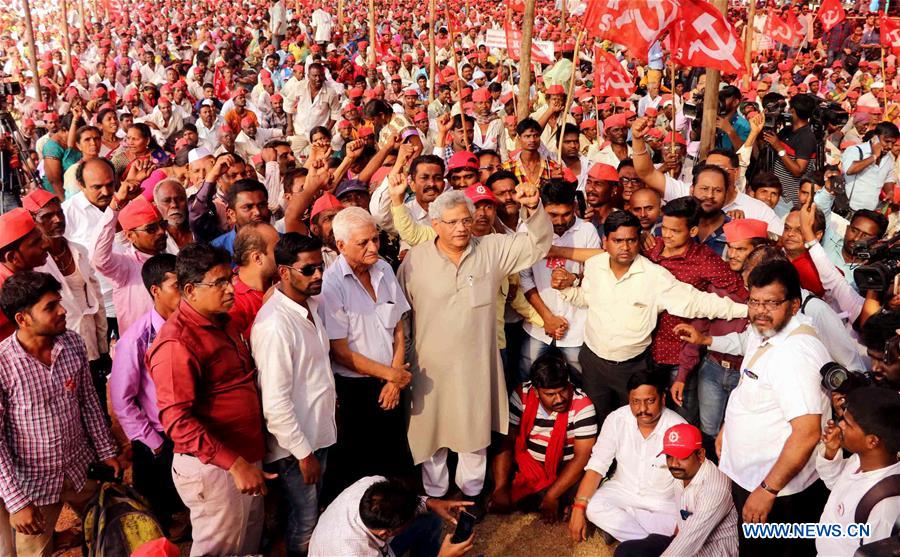 INDIA-MUMBAI-FARMERS-PROTEST