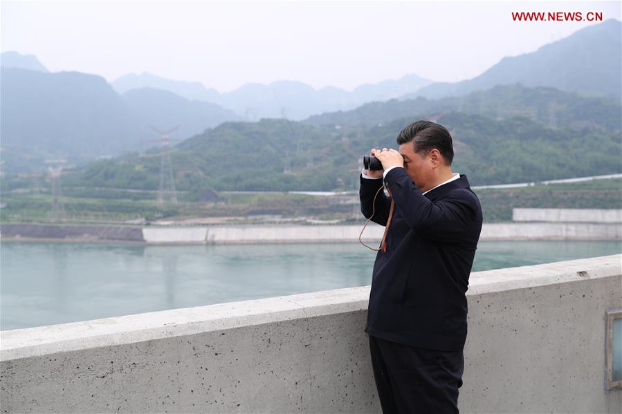 CHINA-HUBEI-XI JINPING-INSPECTION (CN)