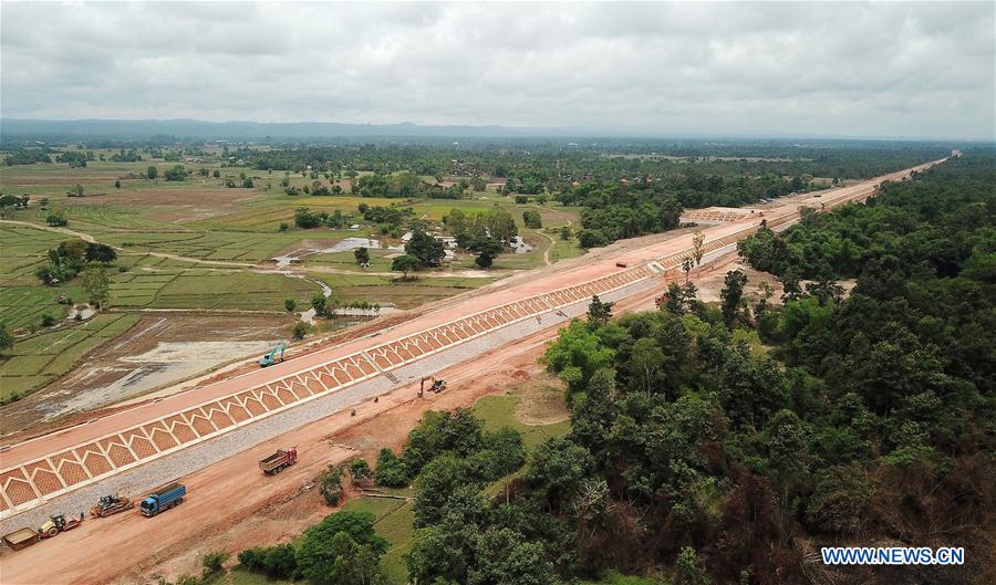 LAOS-VIENTIANE-CHINA-LAOS RAILWAY-BRIDGE