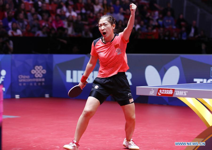 (SP)SWEDEN-HALMSTAD-ITTF WORLD TEAM CHAMPIONSHIPS 2018-WOMEN'S FINAL-CHN VS JPN