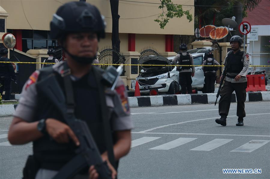 INDONESIA-RIAU-POLICE HEADQUARTER-BOMB ATTACK