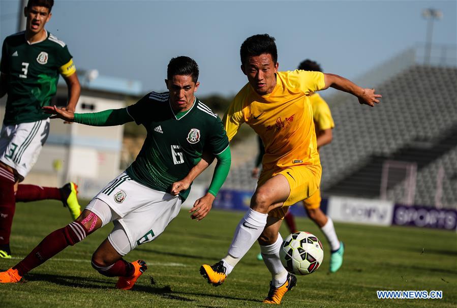 (SP)FRANCE-FOS SUR MER-SOCCER-TOULON TOURNAMENT 2018-CHINA-MEXICO