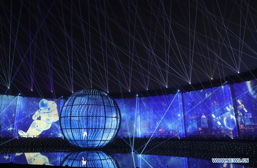 (SCO SUMMIT) CHINA-QINGDAO-SCO-LIGHTS-FIREWORKS-SHOW (CN)