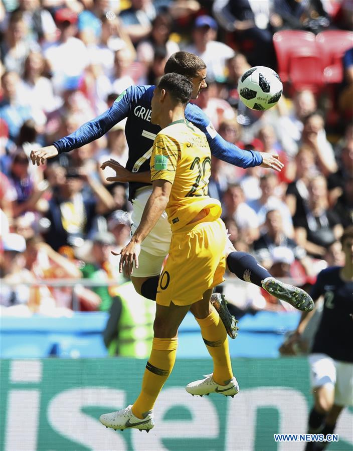 (SP)RUSSIA-KAZAN-2018 WORLD CUP-GROUP C-FRANCE VS AUSTRALIA