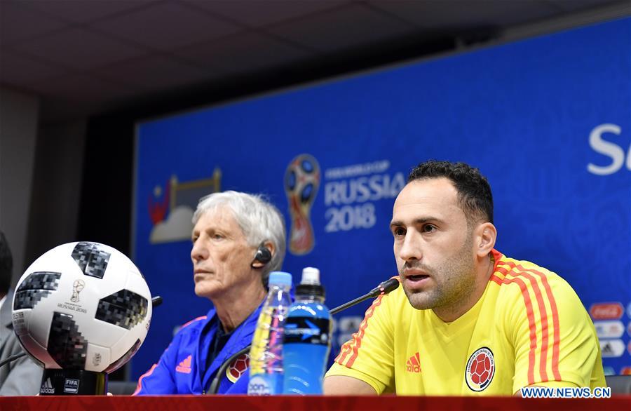 (SP)RUSSIA-SARANSK-2018 WORLD CUP-COLOMBIA-PRESS CONFERENCE