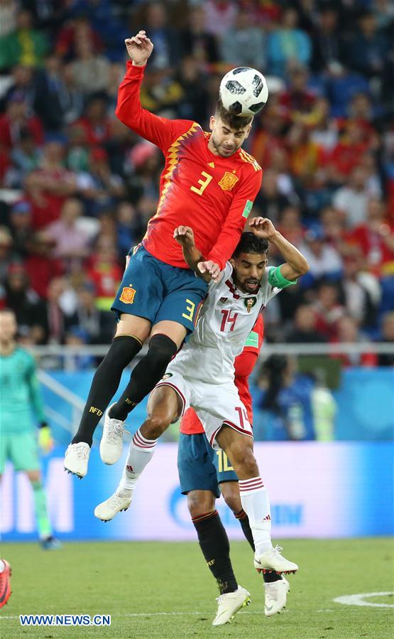 (SP)RUSSIA-KALININGRAD-2018 WORLD CUP-GROUP B-SPAIN VS MOROCCO