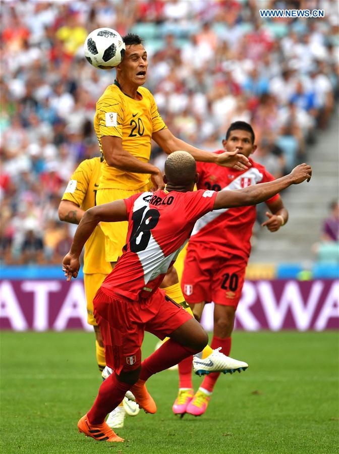 (SP)RUSSIA-SOCHI-2018 WORLD CUP-GROUP C-AUSTRALIA VS PERU