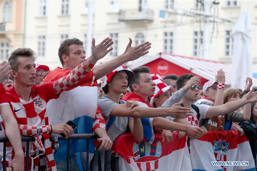 (SP)CROATIA-ZAGREB-SOCCER-FIFA WORLD CUP-FANS