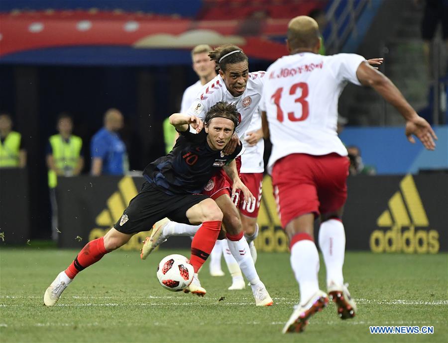 (SP)RUSSIA-NIZHNY NOVGOROD-2018 WORLD CUP-ROUND OF 16-CROATIA VS DENMARK