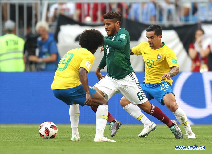 (SP)RUSSIA-SAMARA-2018 WORLD CUP-ROUND OF 16-BRAZIL VS MEXICO