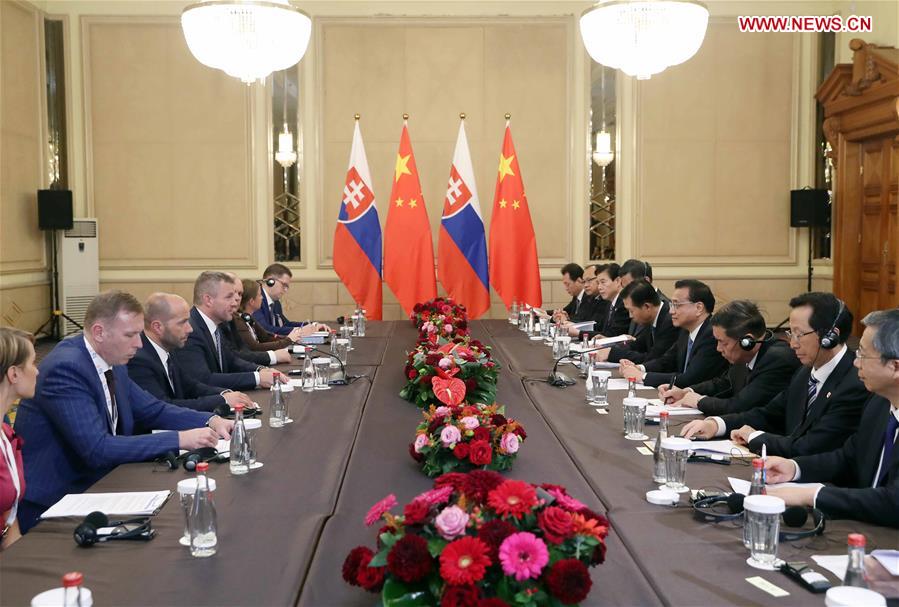 BULGARIA-SOFIA-LI KEQIANG-SLOVAK PM-MEETING 