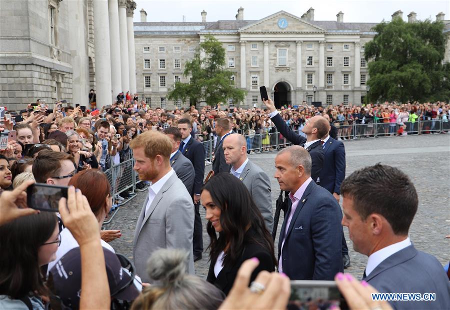 IRELAND-DUBLIN-BRITAIN'S PRINCE HARRY-VISIT