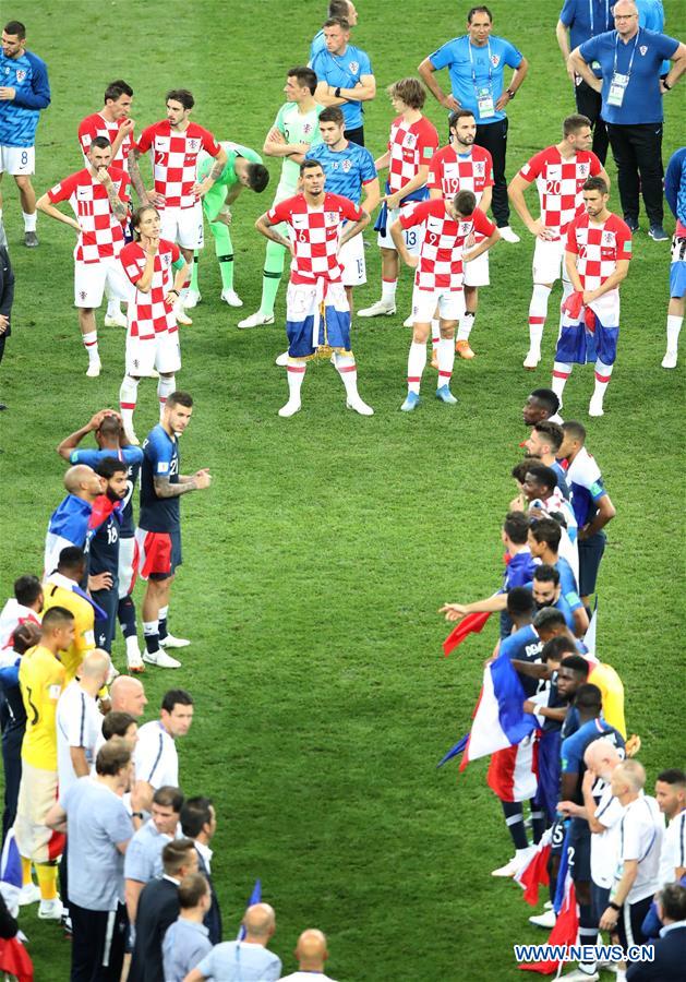 (SP)RUSSIA-MOSCOW-2018 WORLD CUP-FINAL-FRANCE VS CROATIA