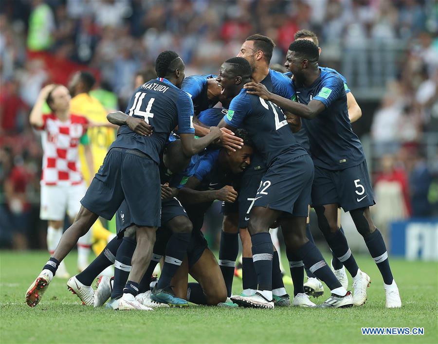 (SP)RUSSIA-MOSCOW-2018 WORLD CUP-FINAL-FRANCE VS CROATIA