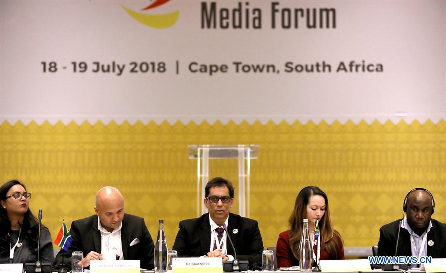 SOUTH AFRICA-CAPE TOWN-BRICS MEDIA FORUM-OPENING