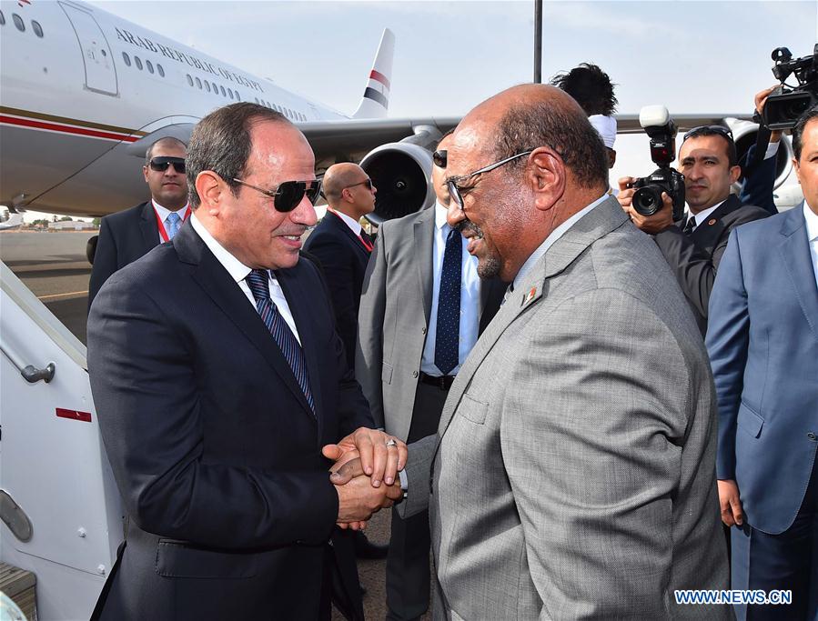 SUDAN-KHARTOUM-EGYPT-PRESIDENT-VISIT