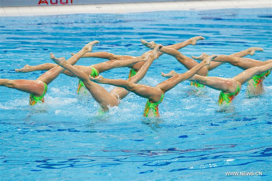 (SP)HUNGARY-BUDAPEST-FINA-ARTISTIC SWIMMING-WORLD JUNIOR CHAMPIONSHIPS-DAY 3