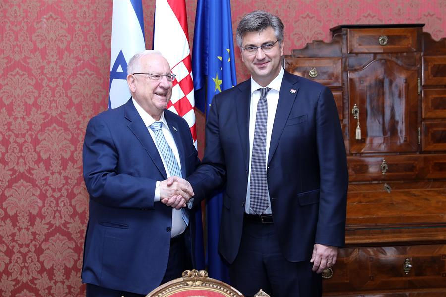 CROATIA-ZAGREB-ISRAELI PRESIDENT-VISIT