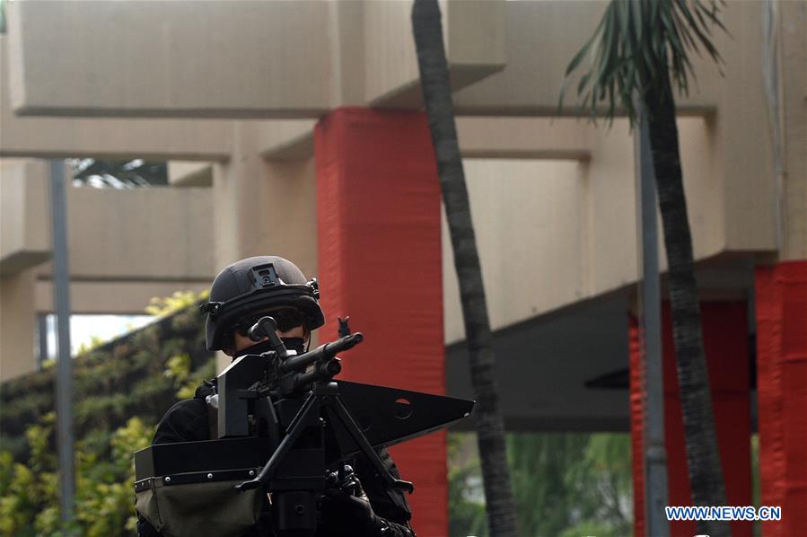 INDONESIA-JAKARTA-ANTI-TERROR DRILL-ASIAN GAMES