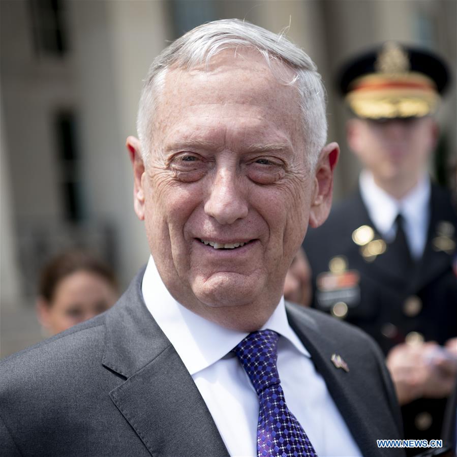 U.S.-VIRGINIA-THE PENTAGON-MATTIS-BRITAIN-DEFENSE SECRETARY-MEETING