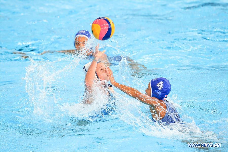 (SP)INDONESIA-JAKARTA-ASIAN GAMES-WATER POLO-KAZAKHSTAN VS THAILAND