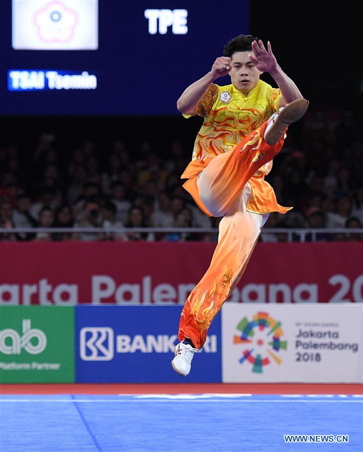 (SP)INDONESIA-JAKARTA-ASIAN GAMES-WUSHU-MEN’S CHANGQUAN