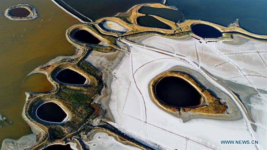 #CHINA-SHANXI-SALT LAKE-AUTUMN SCENE (CN)