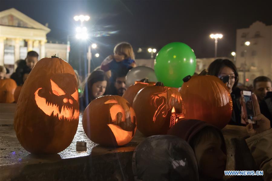 HUNGARY-BUDAPEST-HALLOWEEN PUMPKIN FESTIVAL