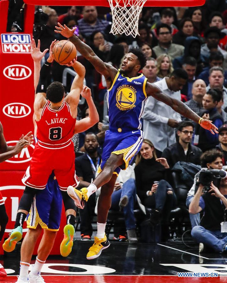 (SP)US-CHICAGO-NBA-WARRIORS VS BULLS