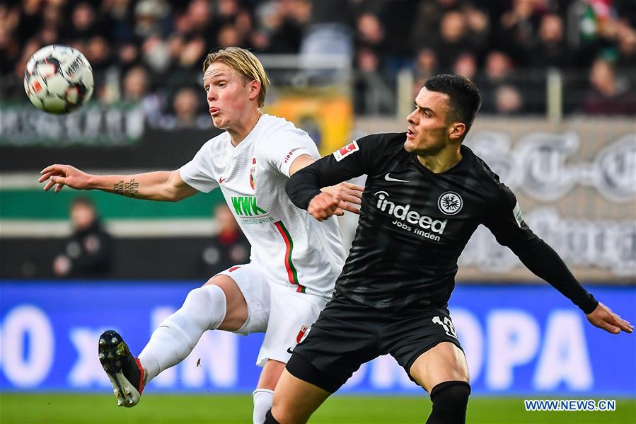 (SP)GERMANY-AUGSBURG-SOCCER-BUNDESLIGA-AUGSBURG VS FRANKFURT