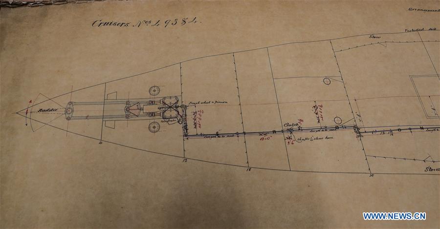 Xinhua Headlines: Newly discovered plans in UK archives shed light on China's heroic warship sunk in First Sino-Japanese War 