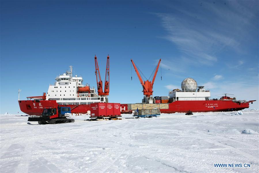 ANTARCTICA-XUELONG-UNLOADING OPERATION