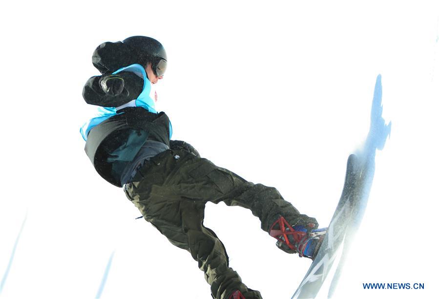 (SP)CHINA-HEBEI-CHONGLI-FIS SNOWBOARD WORLD CUP-HALFPIPE