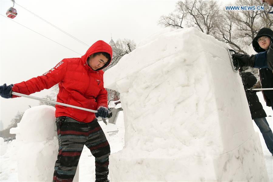 CHINA-HEILONGJIANG-HARBIN-2019-SNOWMEN (CN)