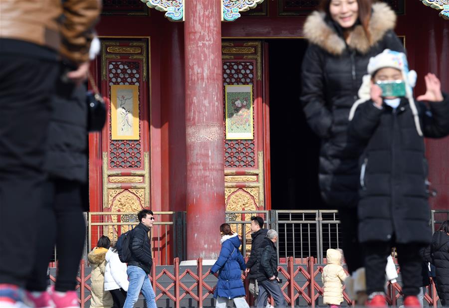 (InPalaceMuseum) CHINA-BEIJING-PALACE MUSEUM-SPRING FESTIVAL CELEBRATION (CN)