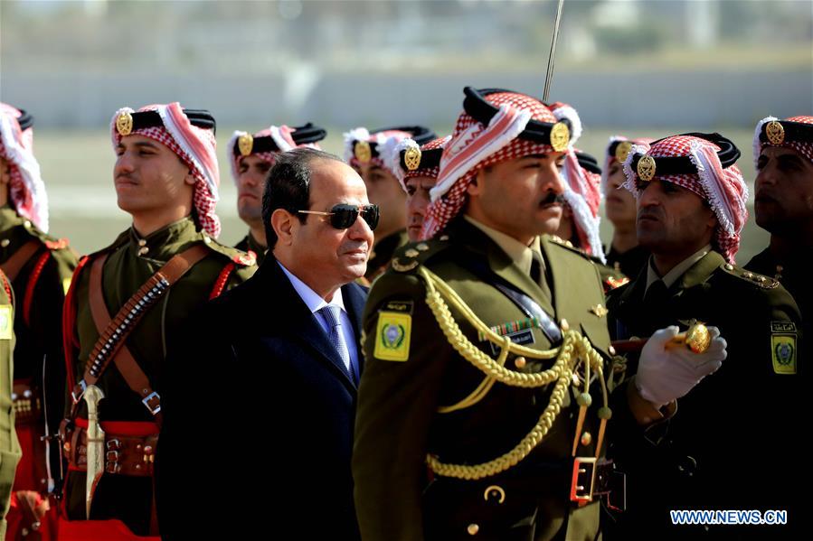 JORDAN-AMMAN-EGYPT-PRESIDENT-VISIT