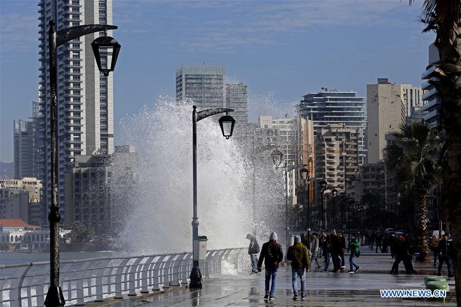 LEBANON-BEIRUT-SEVERE STORM 