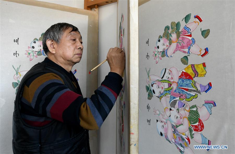 CHINA-TIANJIN-YANGLIUQING NEW YEAR PAINTINGS (CN)