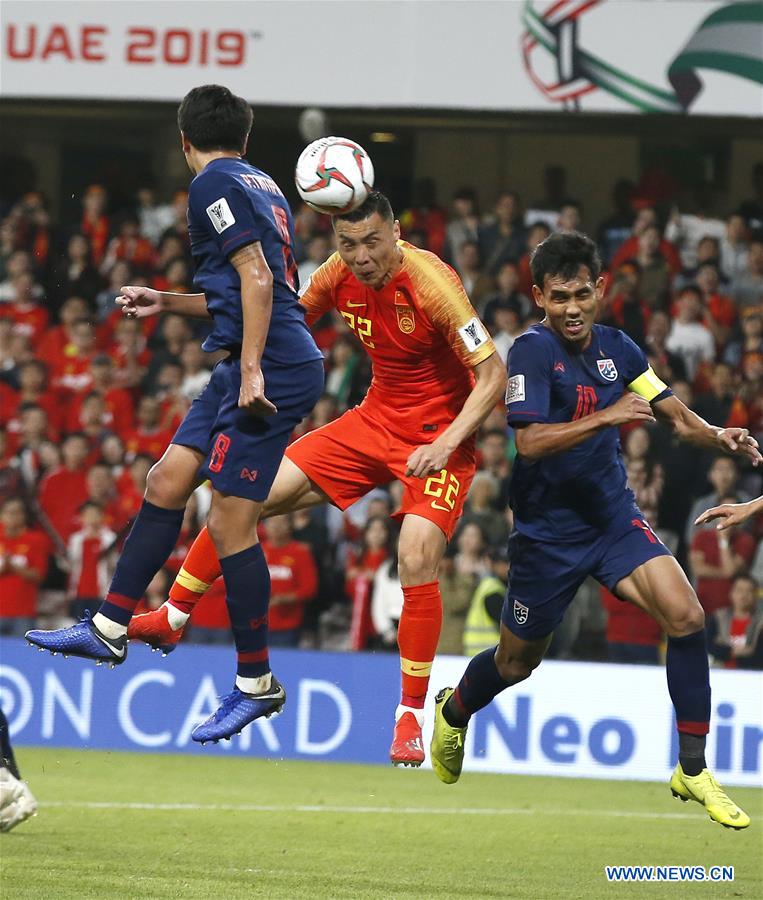 (SP)UAE-AL AIN-SOCCER-AFC ASIAN CUP 2019-CHN VS THA