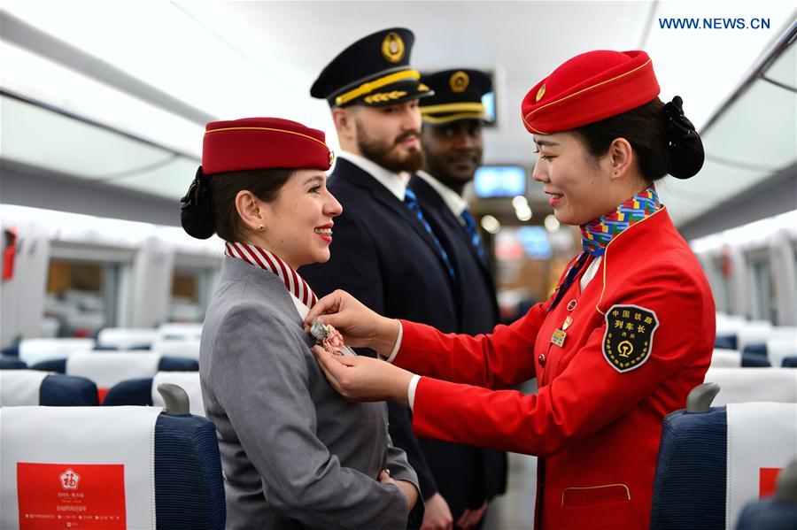 #CHINA-XI'AN-SPRING FESTIVAL-FOREIGN VOLUNTEERS (CN)