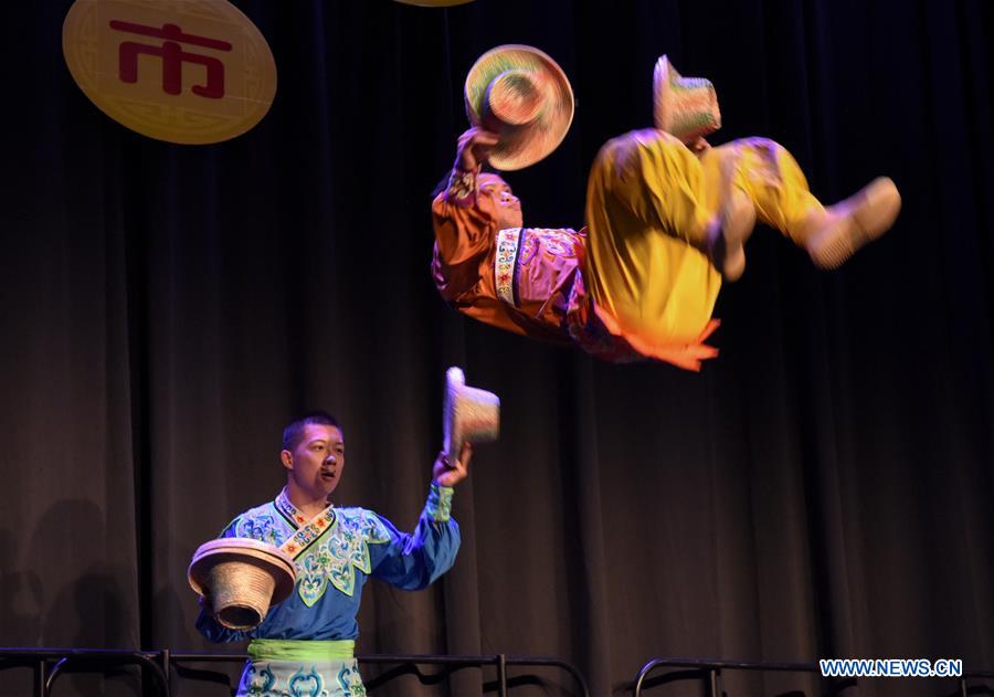 NEW ZEALAND-AUCKLAND-CHINESE NEW YEAR-CELEBRATION-ACROBATICS